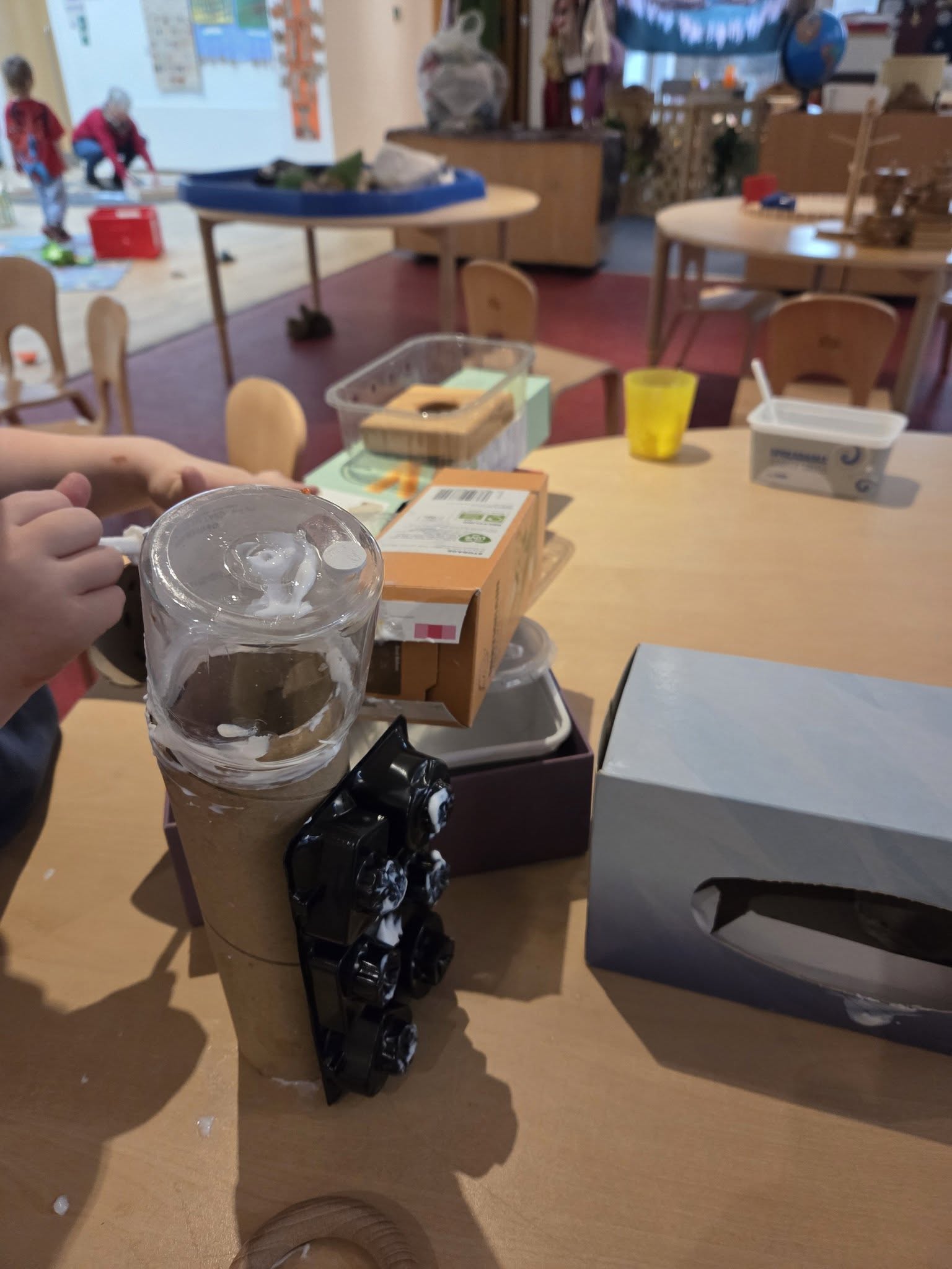Activity table at Greenbank Preschool